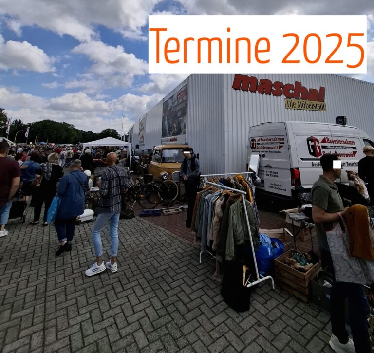 2025 Sechs Flohmärkte in Altjührden Sonntagsfloh
